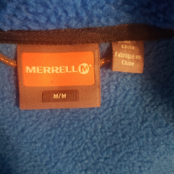Merrell Coastal Blue Fleece Wind Jacket!!! - Picture 3 of 16